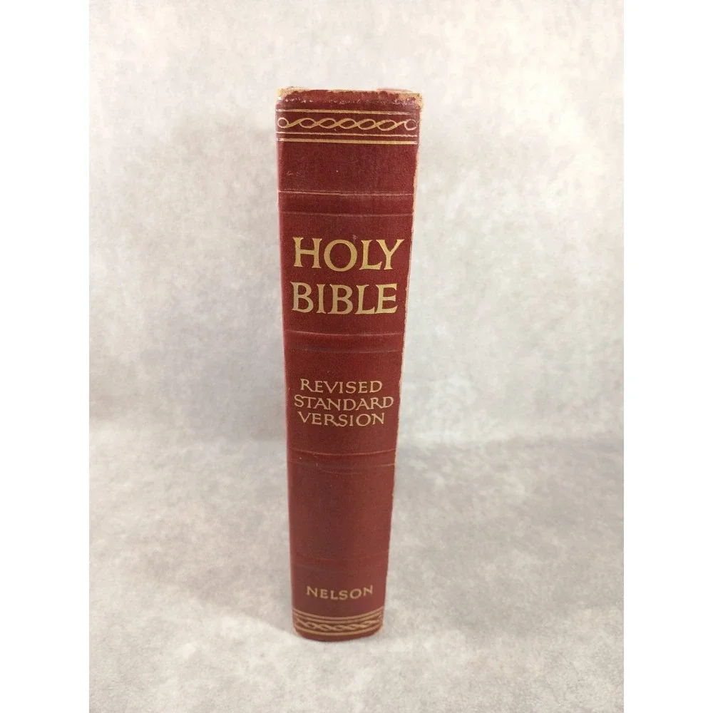 The Holy Bible Revised Standard Version Red Hardcover Thomas Nelson & Sons 1953